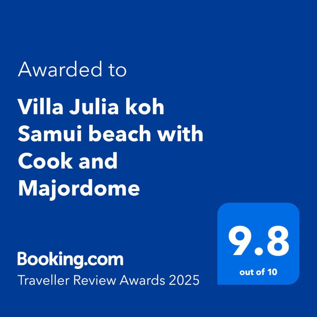 Villa Julia Koh Samui Beach With Cook And Majordome Lamai Beach  Eksteriør billede
